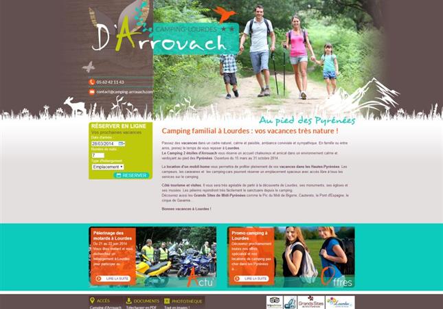 Camping d'Arrouach à Lourdes