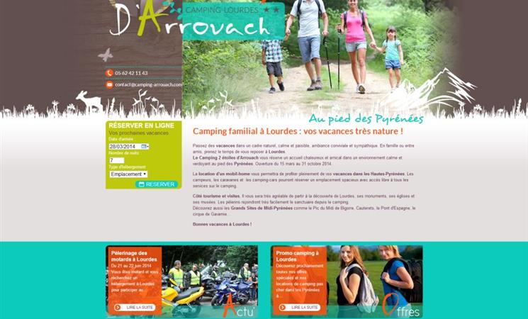 Camping d'Arrouach à Lourdes